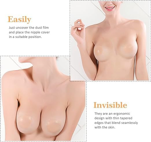 Sufiyana Ámour's Premier Reusable Silicone Nipple Covers (3 Pair) for Females