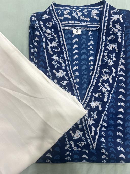 Sufiyana Ámour's Navy Blue Viscose Rayon Kurta Set