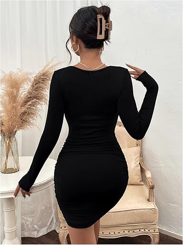 Sufiyana Ámour's Black Lycra Dress for Females