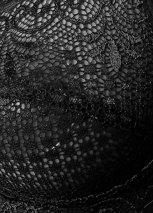 Sufiyana Ámour's Sexy Black Lace Net Lingerie Set