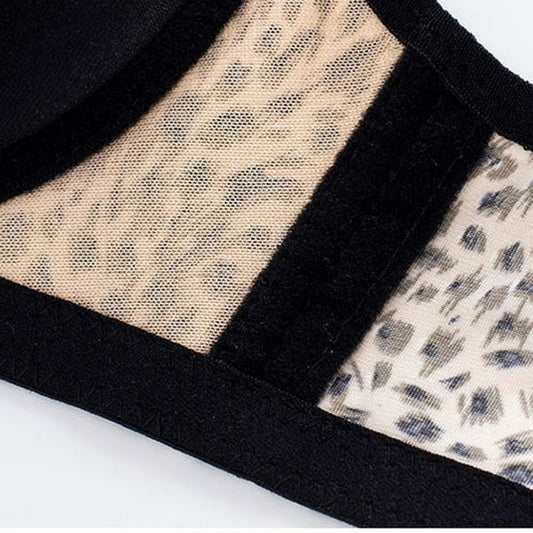 Sufiyana Ámour's Pink Leopard Print Push-Up Bra for Females