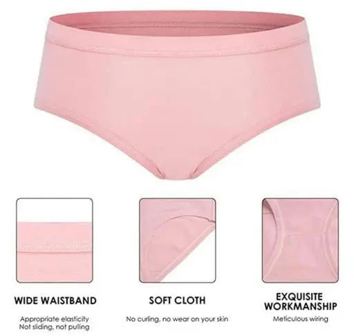 Sufiyana Ámour's Multi-Color Period Hipster Panties Pack for Females