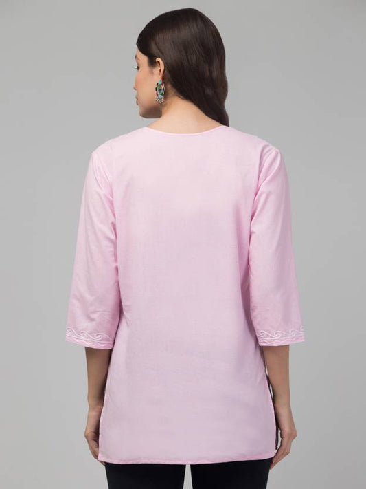 Sufiyana Ámour's Kashmiri Embroidered Short Top