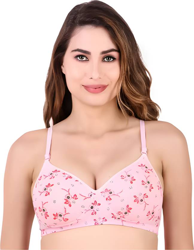 Sufiyana Ámour's Sexy Light Pink, Pale Yellow, and light Pink Floral Lingerie