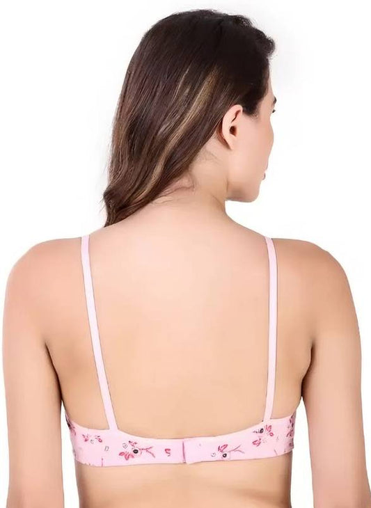 Sufiyana Ámour's Padded Bra Set in Light Blue, Beige, and Pink for Females