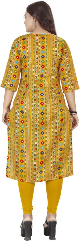 Sufiyana Ámour's Premium Foil Printed A-Line Kurti