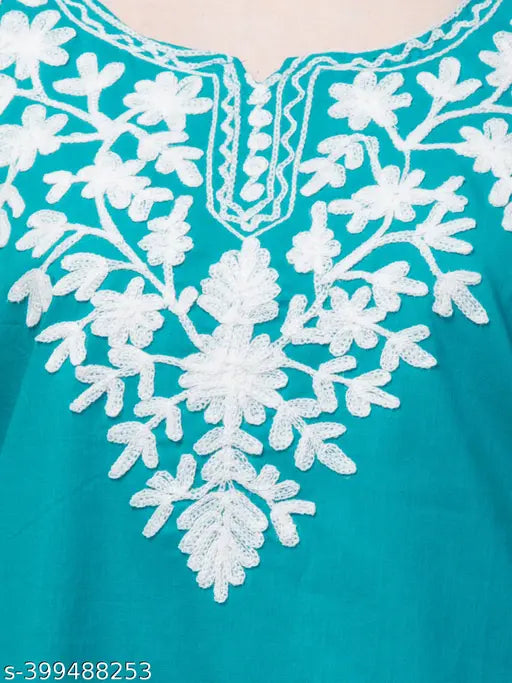 Sufiyana Ámour's Kashmiri Embroidered Short Top
