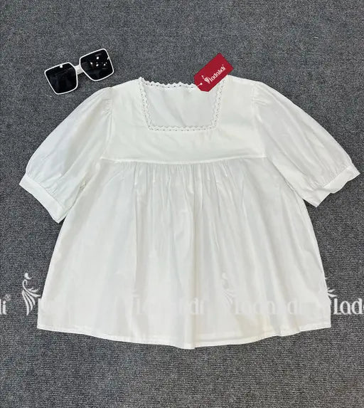 Sufiyana Ámour's White Rayon Top for Females