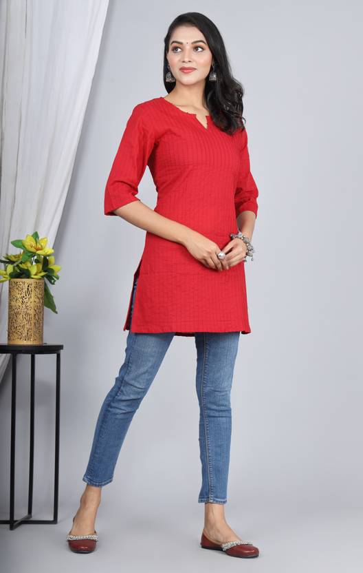 Sufiyana Ámour's Striped Cotton Kurti
