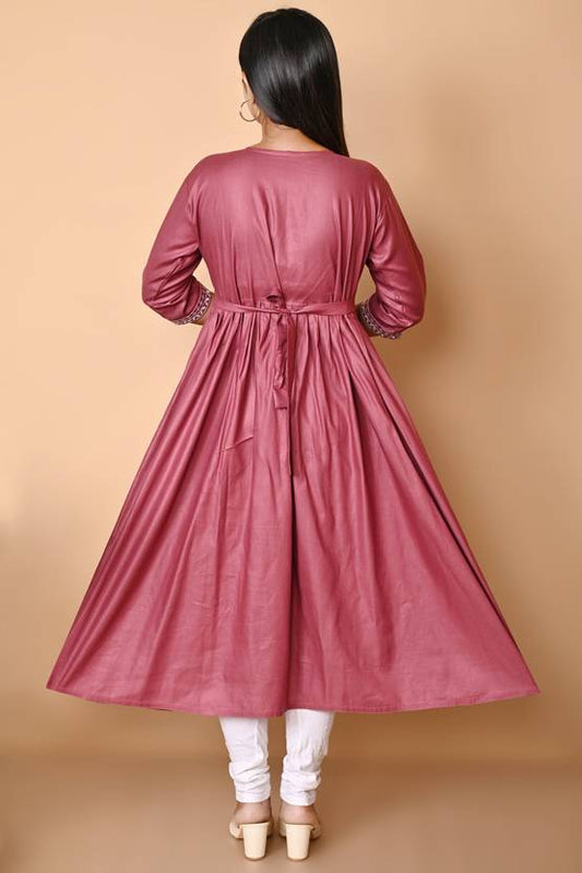 Sufiyana Ámour's Urban Butterfly Cotton Embroidered Kurti