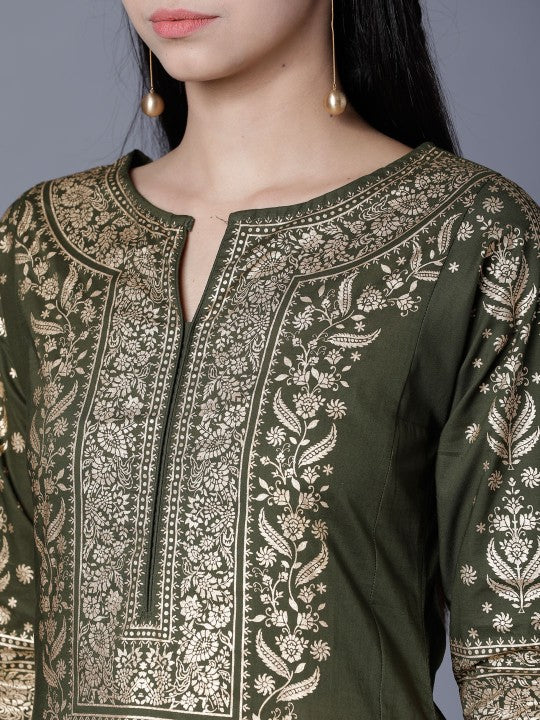 Sufiyana Ámour's Fashionable Cotton Printed Kurti for Females