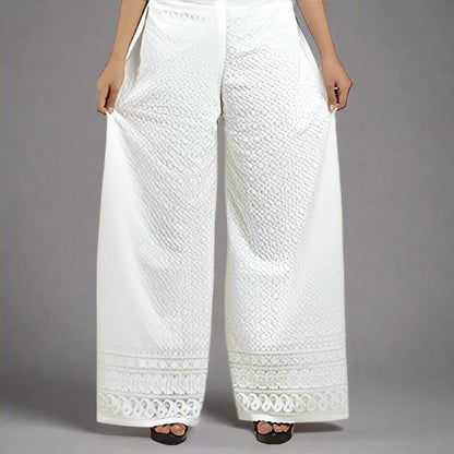 Sufiyana Ámour's Cotton Embroidered Palazzo for Females