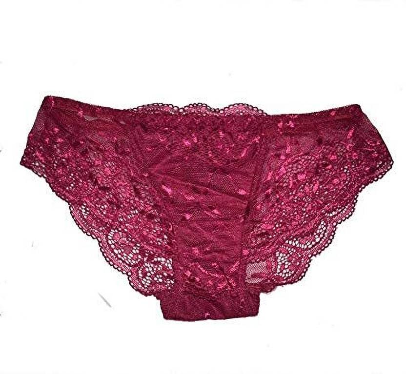 Sufiyana Ámour's Sexy Maroon Floral Lace Honeymoon Lingerie Set