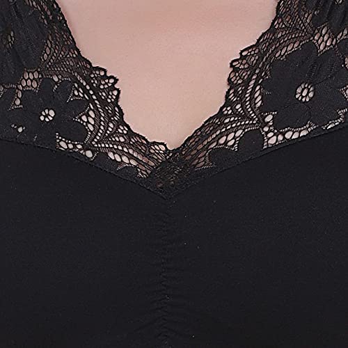 Sufiyana Ámour's Black Full Coverage Bralette for Females