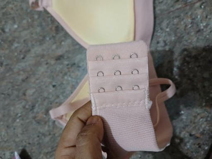 Sufiyana Ámour's Light Peach Ribbed Short Bralette