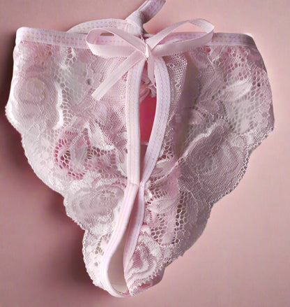 Sufiyana Ámour's Sexy Light Pink Lace Babydoll Lingerie Set