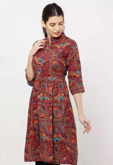 Sufiyana Ámour's Multicolored Crepe Top for Females