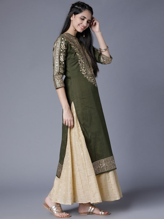Sufiyana Ámour's Fashionable Cotton Printed Kurti for Females