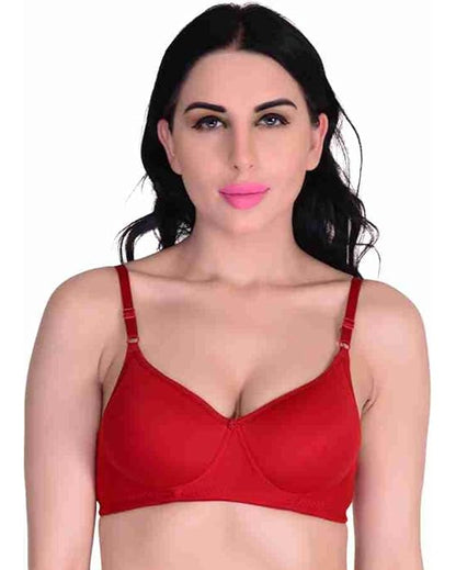 Sufiyana Ámour's Padded Everyday Bra Set in Maroon, Nude, Black, and Blue