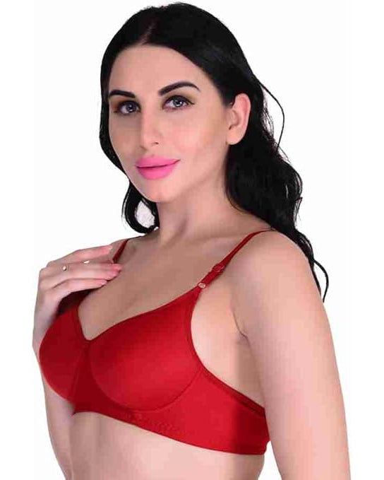Sufiyana Ámour's Padded Everyday Bra Set in Maroon, Nude, Black, and Blue