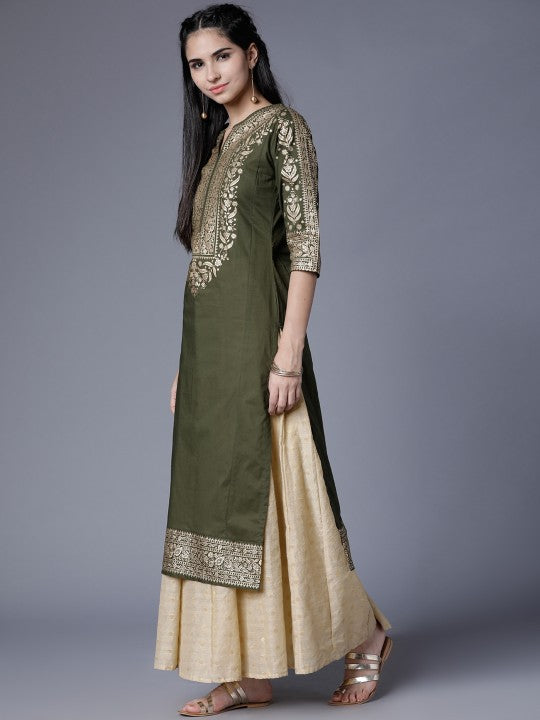 Sufiyana Ámour's Fashionable Cotton Printed Kurti for Females