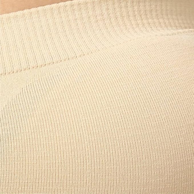 Sufiyana Ámour's Beige Nylon Spandex Bandeau Bra