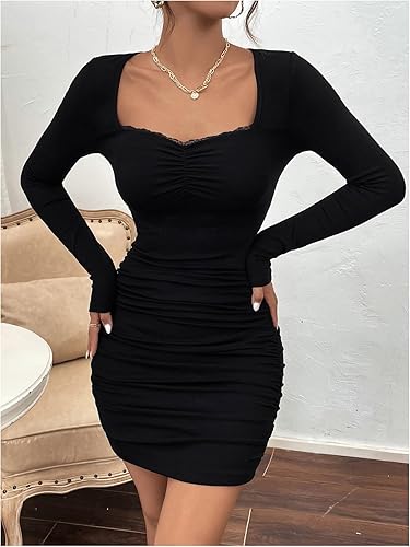 Sufiyana Ámour's Black Lycra Dress for Females
