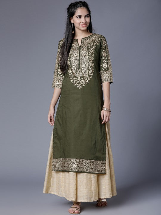 Sufiyana Ámour's Fashionable Cotton Printed Kurti for Females