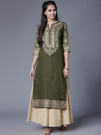 Sufiyana Ámour's Fashionable Cotton Printed Kurti for Females