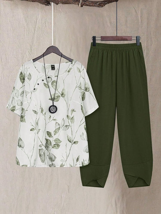 Sufiyana Ámour's White Stylish Pant With Top Set For Women