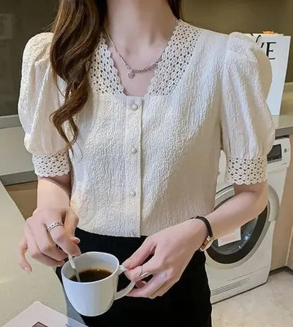 Sufiyana Ámour's Cream Cotton Top for Females