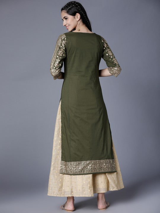 Sufiyana Ámour's Fashionable Cotton Printed Kurti for Females