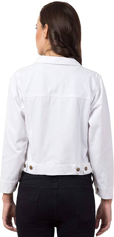 Sufiyana Ámour's Black Midi Dress with White Denim Jacket Set for Women