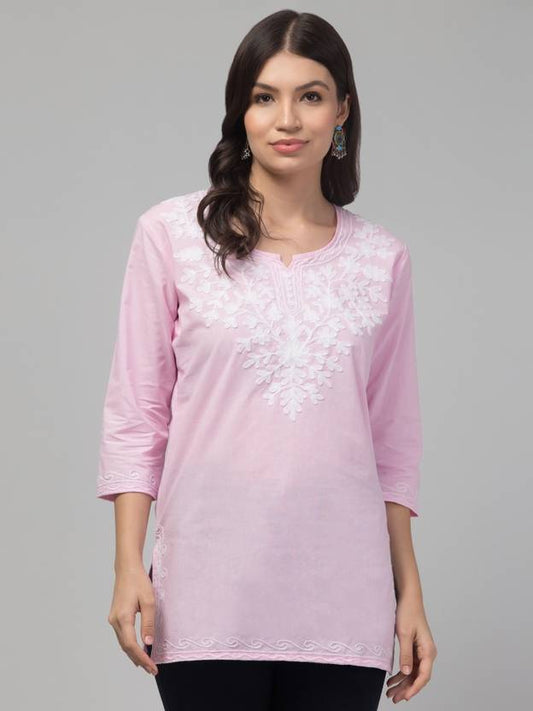Sufiyana Ámour's Kashmiri Embroidered Short Top