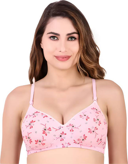 Sufiyana Ámour's Sexy Light Pink, Pale Yellow, and light Pink Floral Lingerie