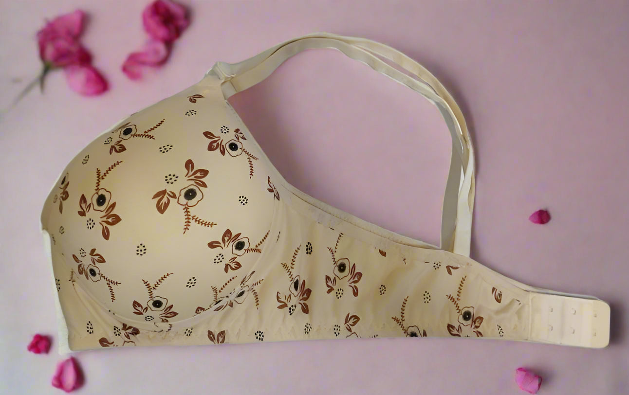 Sufiyana Ámour's Sexy Light Pink, Pale Yellow, and light Pink Floral Lingerie