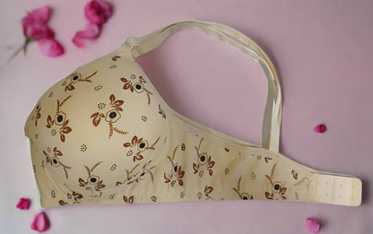 Sufiyana Ámour's Sexy Light Pink, Pale Yellow, and light Pink Floral Lingerie
