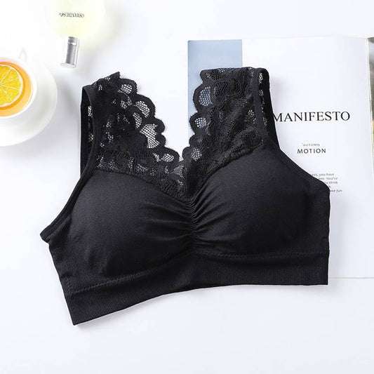 Sufiyana Ámour's Black Full Coverage Bralette for Females