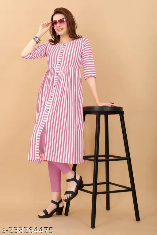 Sufiyana Ámour's Printed Khadi Cotton Kurti