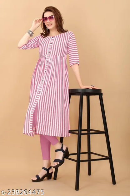 Sufiyana Ámour's Printed Khadi Cotton Kurti
