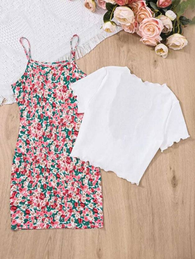 Sufiyana Ámour's Printed Two-Piece Dress Set