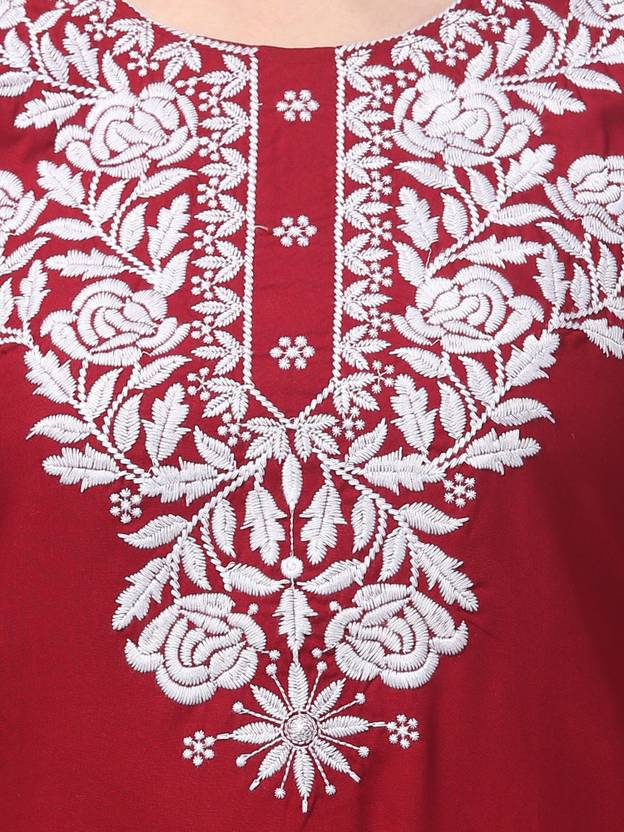 Sufiyana Ámour's Elegant Rayon Embroidered Short Kurti