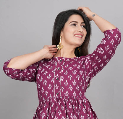 Sufiyana Ámour's Jaipuri Printed Cotton Kurti