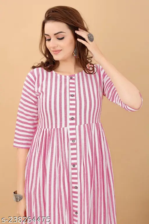 Sufiyana Ámour's Printed Khadi Cotton Kurti