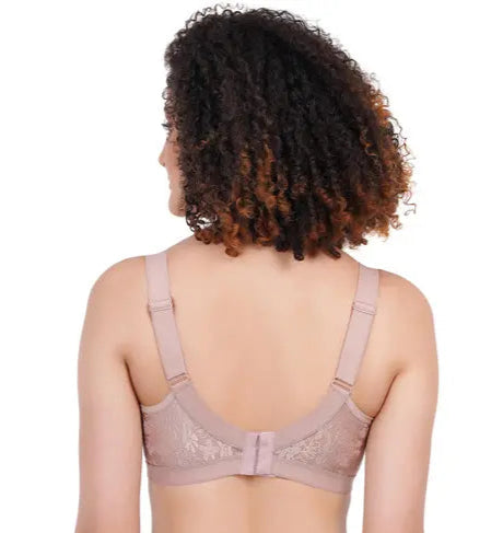Sufiyana Ámour's Premier Nude Floral Lace Full-Coverage Short Bralette